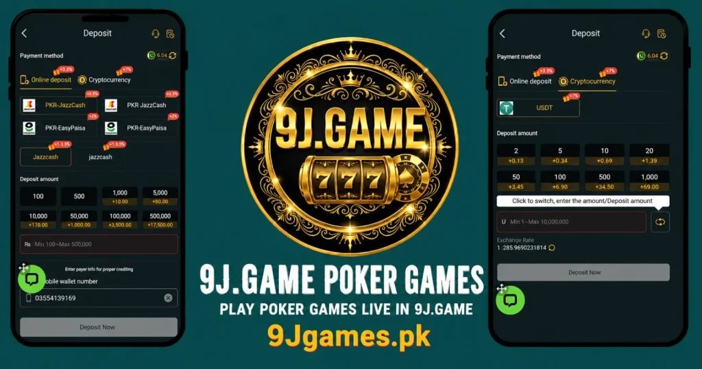 9J game deposit